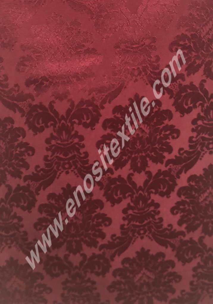 KLT-063 Claret Red Dyed Fabrics Fabrics